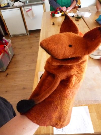 kurs handpuppe fuchs im werden